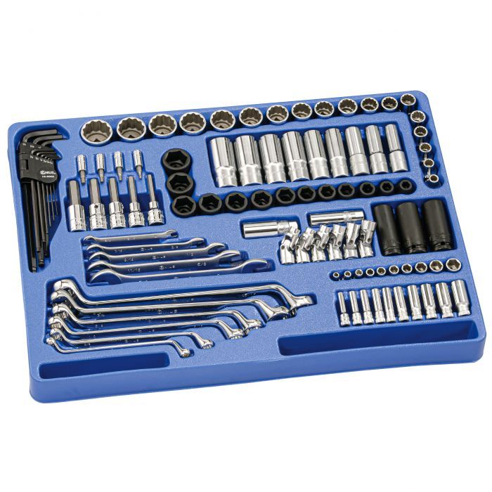 Genius MS100S - 1/4" & 1/2" Dr. SAE Tool Set (100-Pcs)