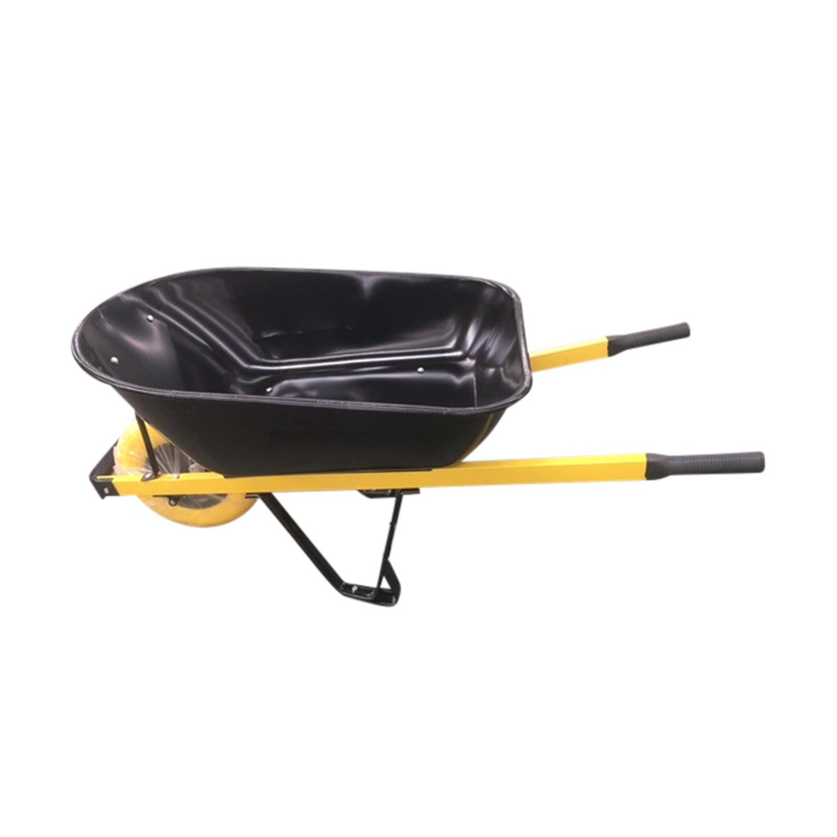 PRO Wheelbarrow 6 ft³  BLACK/YELLOW, BOX 1/3 (TRAY)