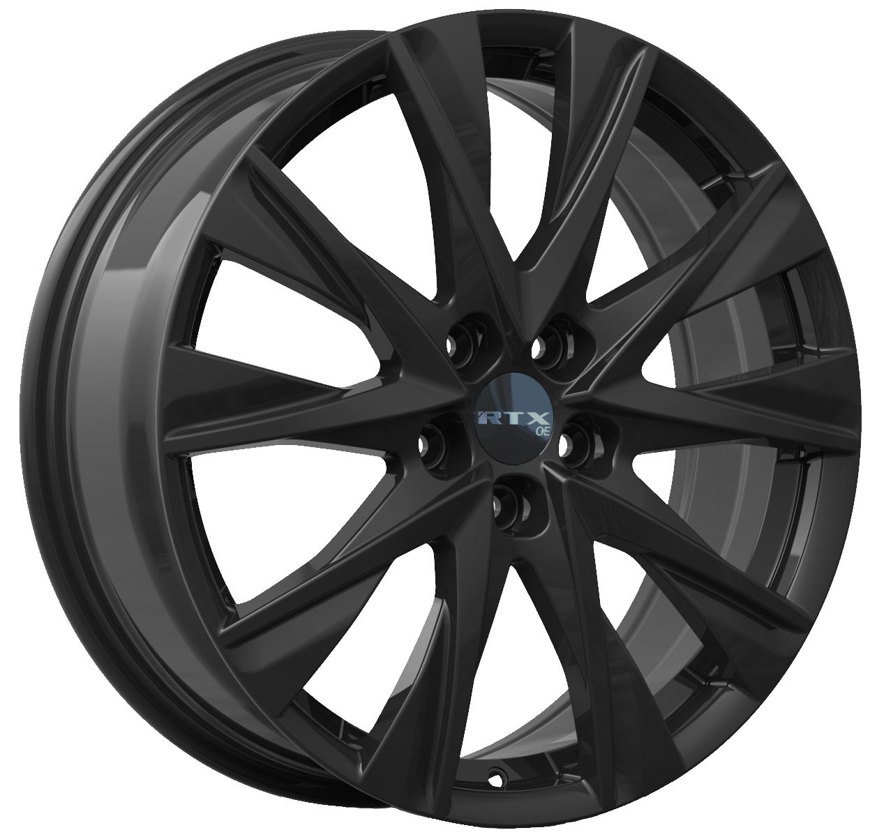 RTX® (OE) • 083346 • MZ-02 • Gloss Black • 18x7 5x114.3 ET45 CB67.1