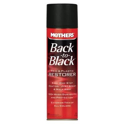 Mothers 36110 - Back-to-Black® Trim & Plastic Restorer - Aerosol - 10 oz