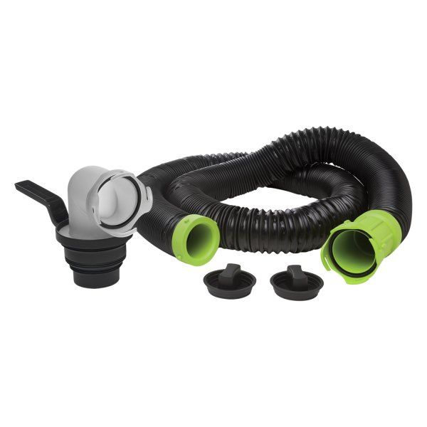 Thetford 17858 - Titan 15' Black Premium Sewer Kit with Bilingual Package