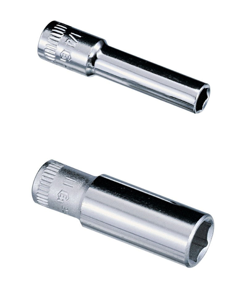 Genius 2252055 - Deep Chrome Socket 1/4" 5.5 mm Metric 1/4" Drive 6 Pt