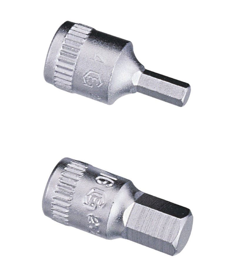 1/4"DR. 4MM MET. HEXAGON BIT S