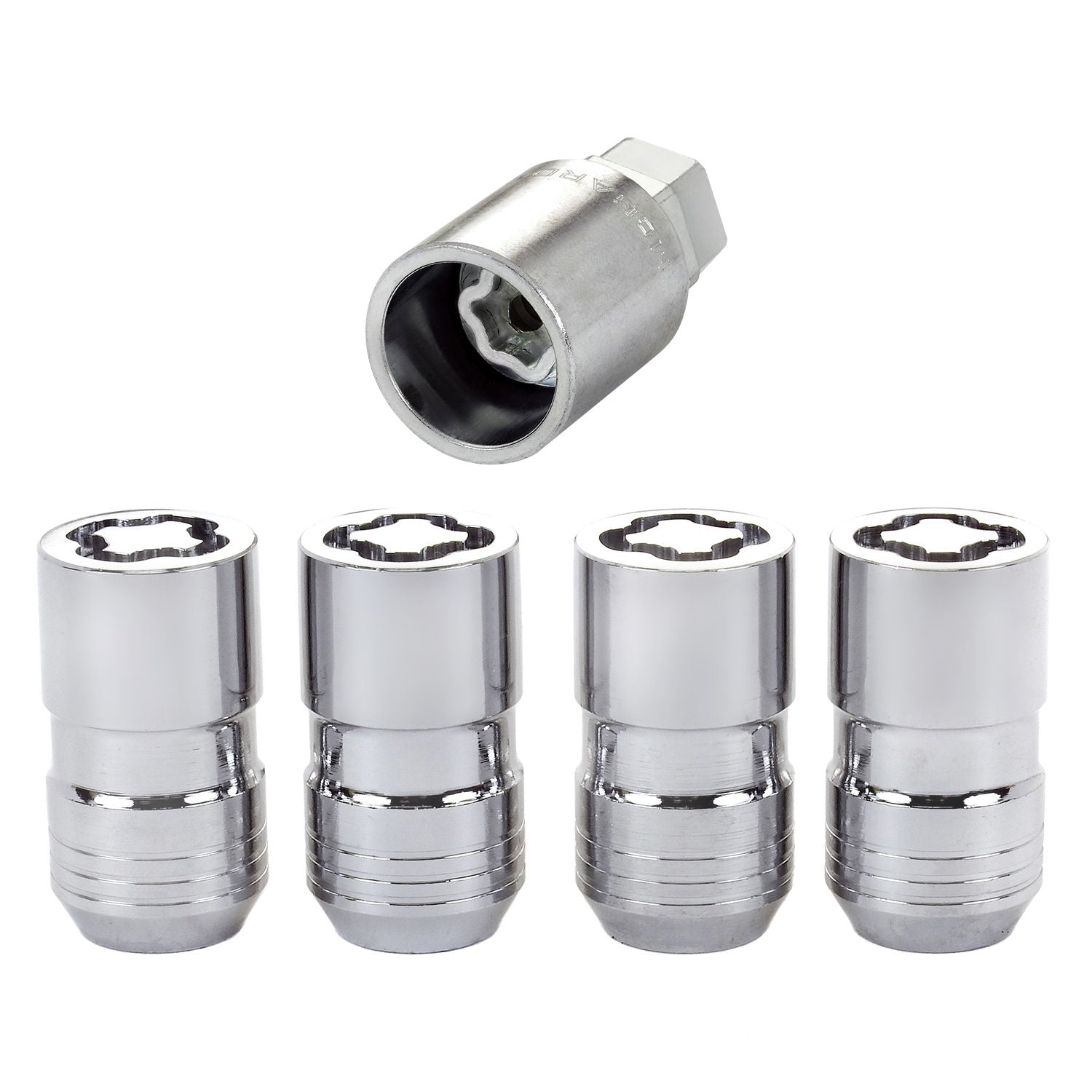 McGard MC24215 - Chrome Duplex Cone Seat Wheel Locks (4) 14MX1.5 42mm Hex 21/22mm