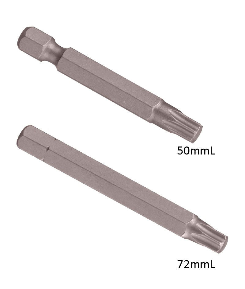 1/4"HEX. T-27 STAR BIT 50L