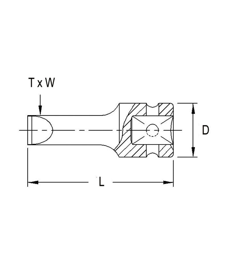 3/8"DR. SPEC. T. HEAD S. 1.6X1