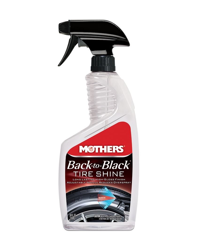 Mothers 36924 - Back-To-Black Tire Shine - 24oz