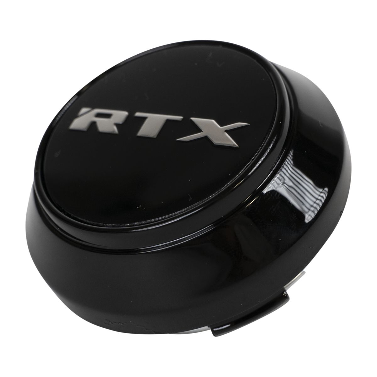 3906K64B - Center Cap Gloss Black & Logo with Chrome RTX