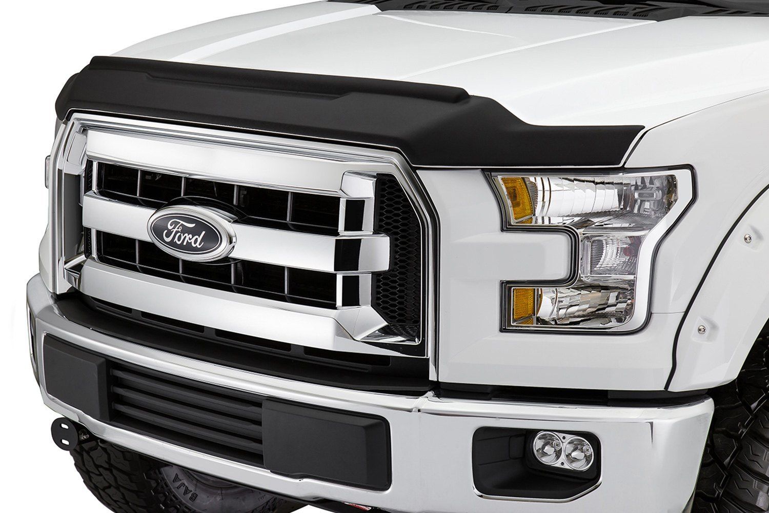 AVS® • 436123 • Aeroskin II • Textured Black Hood Shield • Chevrolet Silverado 1500 16-18