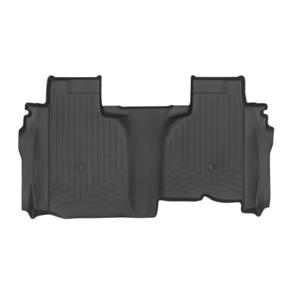 Weathertech® • 4414367 • FloorLiner • Molded Floor Liners • Black • Second Row • Chevy Silverado / Sierra 1500 19-22