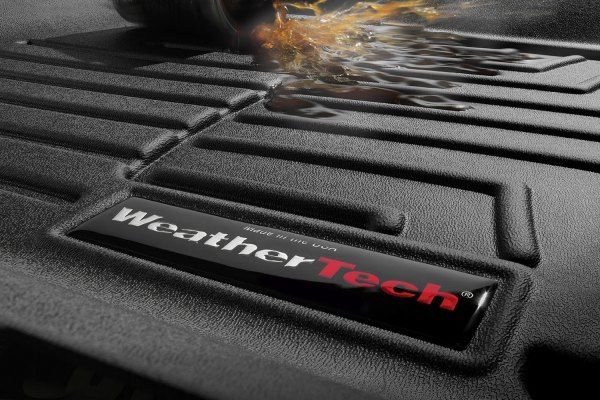 Weathertech® • 4415456 • FloorLiner • Molded Floor Liners • Black • Rear • Ram 2500 19-22