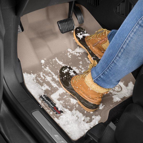 Weathertech® • 4415456 • FloorLiner • Molded Floor Liners • Black • Rear • Ram 2500 19-22