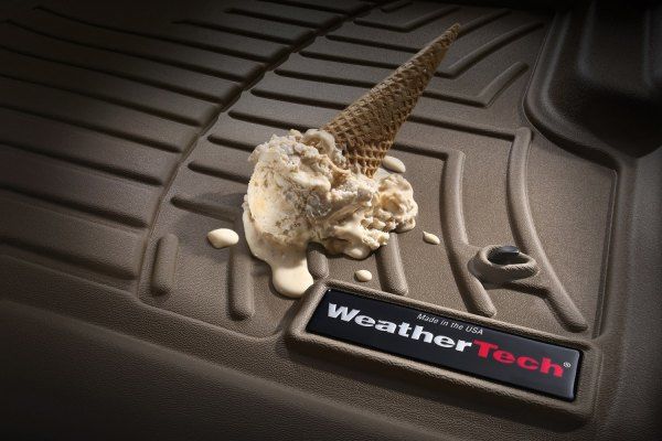 Weathertech® • 4415456 • FloorLiner • Molded Floor Liners • Black • Rear • Ram 2500 19-22