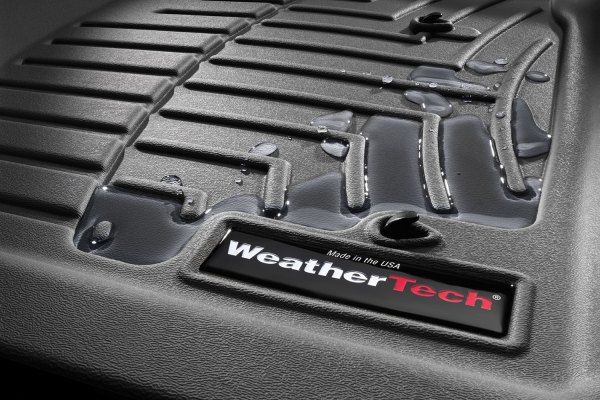 Weathertech® • 4415456 • FloorLiner • Molded Floor Liners • Black • Rear • Ram 2500 19-22