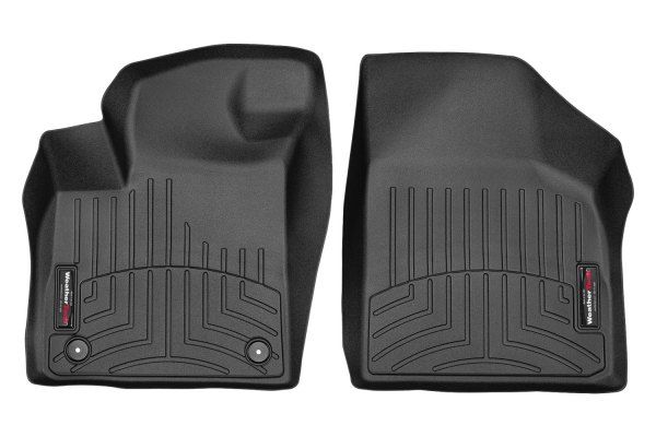 Weathertech® • 4415501 • FloorLiner • Molded Floor Liners • Black • First Row • Volkswagen Atlas Cross Sport 20-22