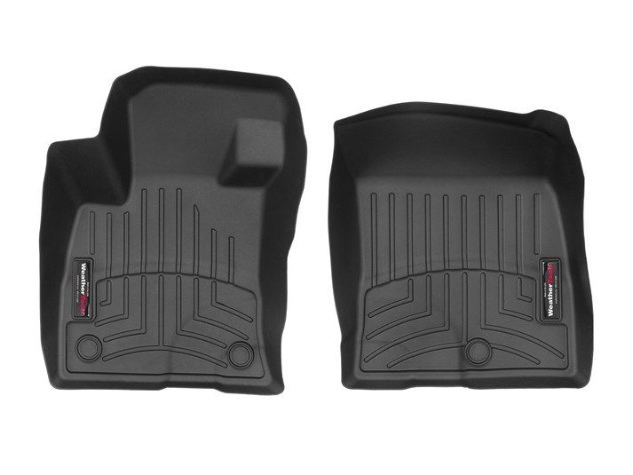 Weathertech® • 4416421 • FloorLiner • Molded Floor Liners • Black • Front • Ford Bronco Sport 21-22