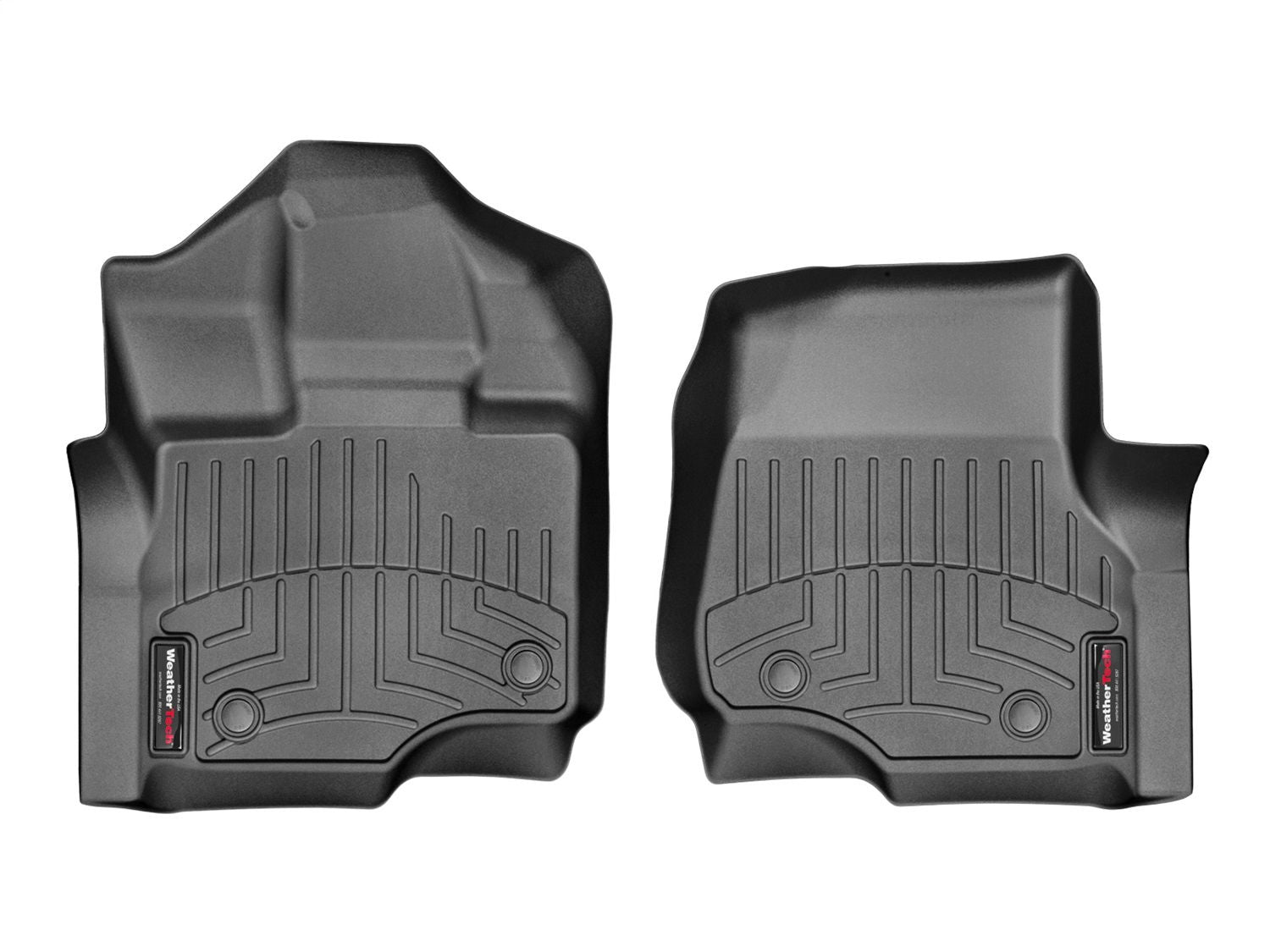 Weathertech® • 446971V • FloorLiner • Molded Floor Liners • Black • First Row