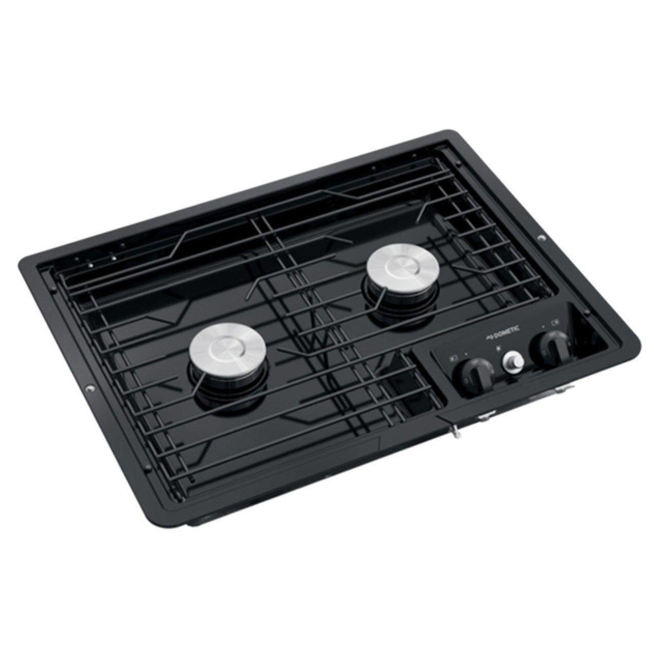 Dometic D21-BPW - RV 2-Burner Propane Cooktop - Black