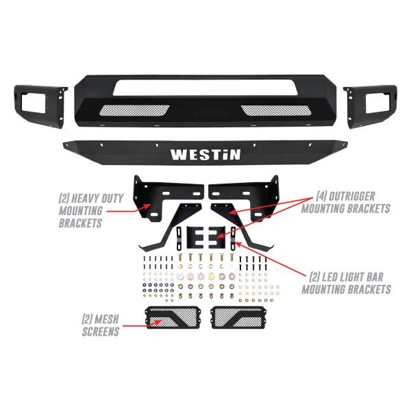 Westin 58-41065 - Pro-Mod Front Bumper for Ford F-150 18-20