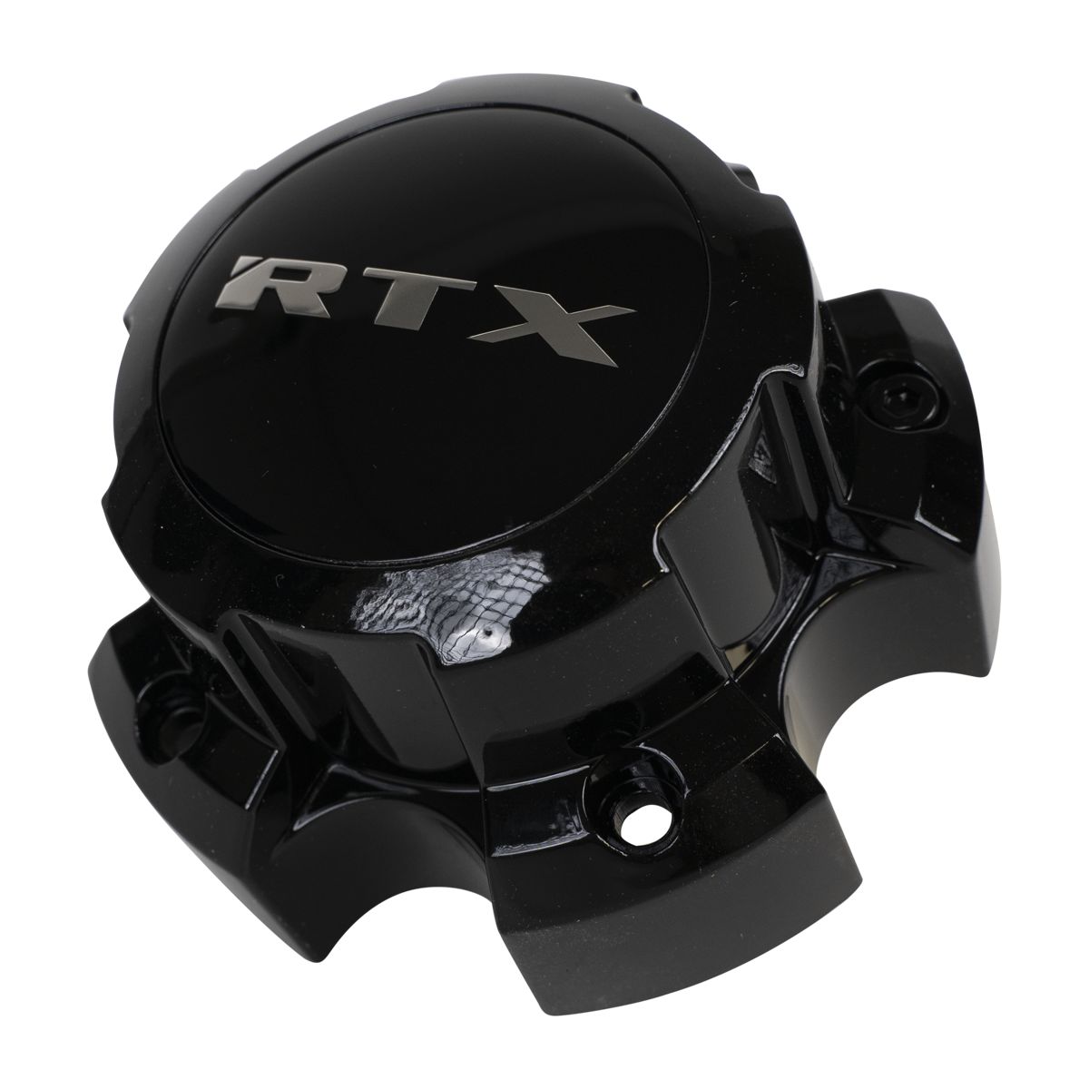 5905L112BBRT - Center Cap Gloss Black & LOGO with RTX Chrome Axis 5H M5xL35