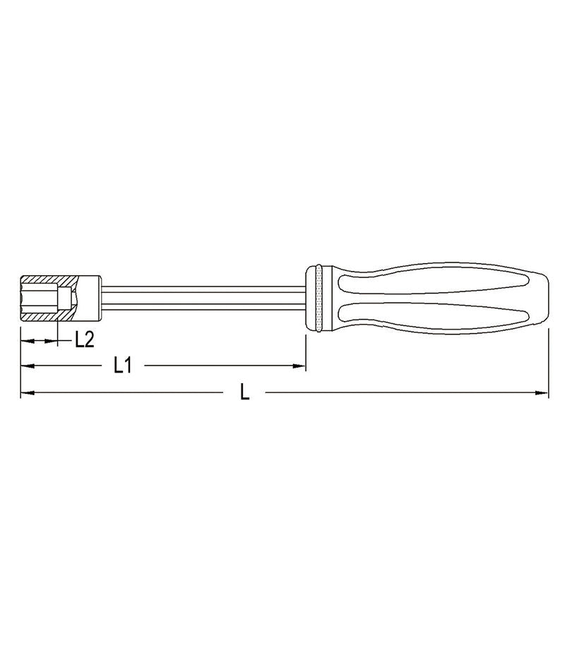 Genius 594720 - 5/16″ Hex Nut Driver 180 mmL