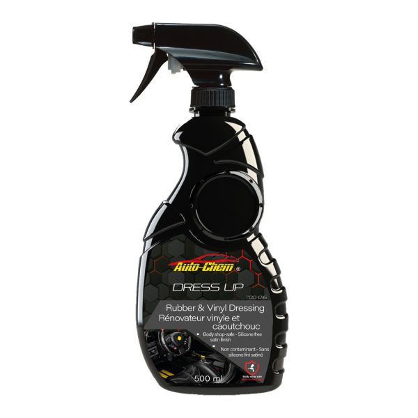 Auto-Chem 700-016 - Dress-up vinyl & rubber dressing bodyshop safe 500 ml