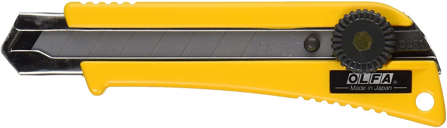 Olfa 5004 - L-2 18 mm Rubber Inset Heavy-Duty Utility Knife