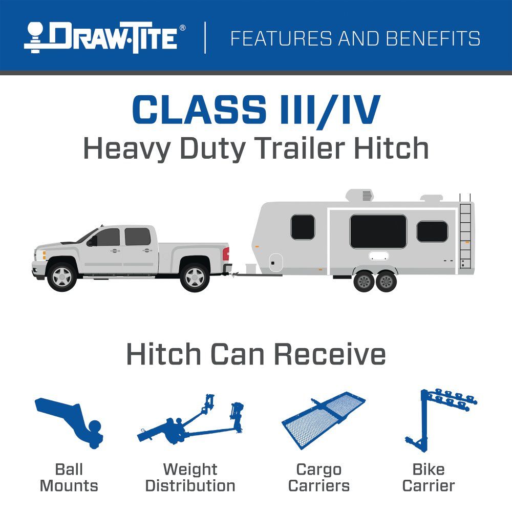 Draw Tite® • 76603 • Max-Frame® • Trailer Hitches • Class III 2" (2000 lbs GTW/300 lbs TW) • Mazda CX-30 20-23