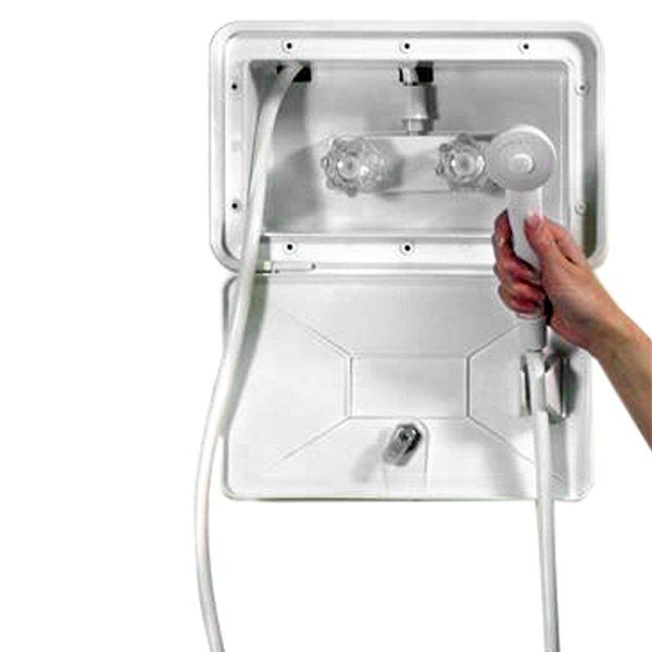 Thetford 94195 - B&B Molders Polar White Exterior Shower with Box