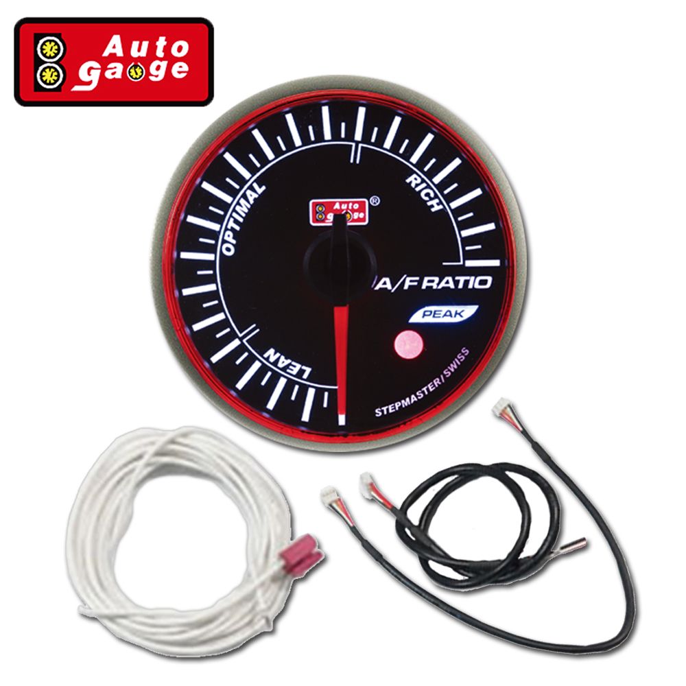 Auto gauge 52AGAFR-RSM Electric air-fuel ratio white LED/red halo 2 1/16" gauge