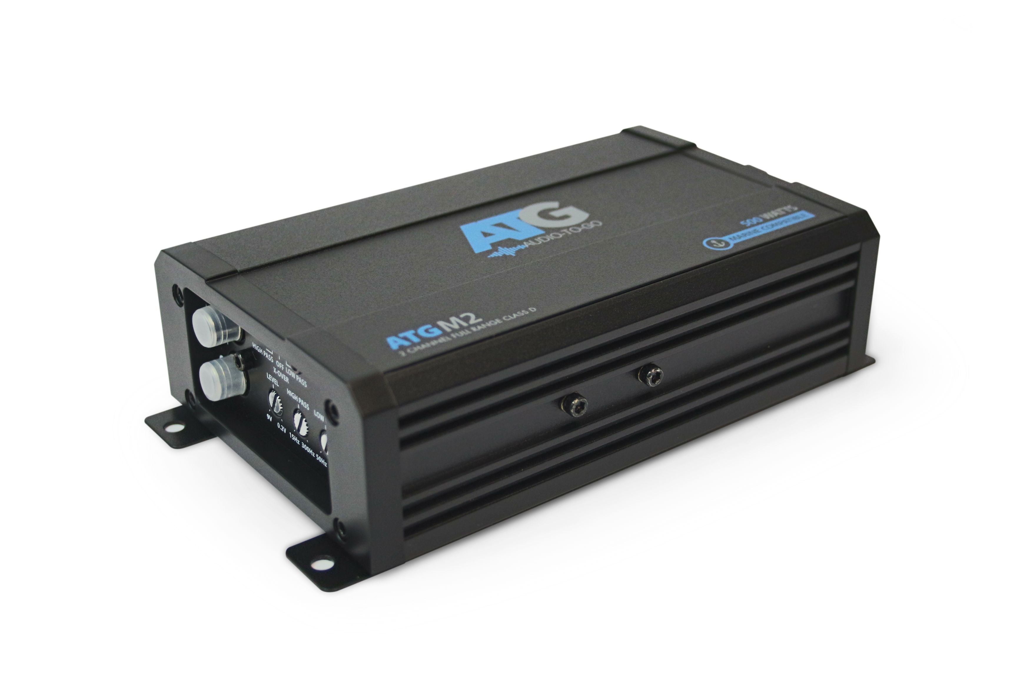 ATG ATGM2 - Audio Moto/Marine 2CH Amplifier 2 X 250W @ 2Ohms