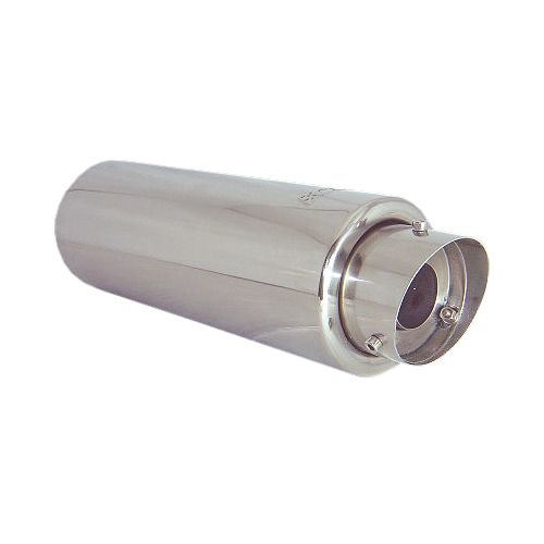 MUFFLER SS ROUND SINGLE TIP