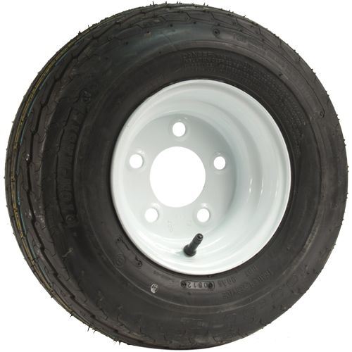 Greenball GBT0874H5RW - Towmaster Tire & Rim 18.5 X 8.5 X 8 White Standard 2.81