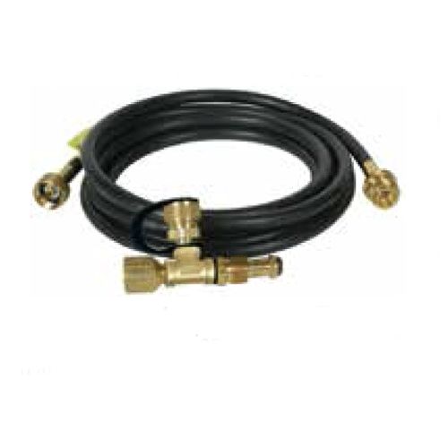 Camco 59103 - Brass Tee  - w/3 ports, w/ 12' Hose