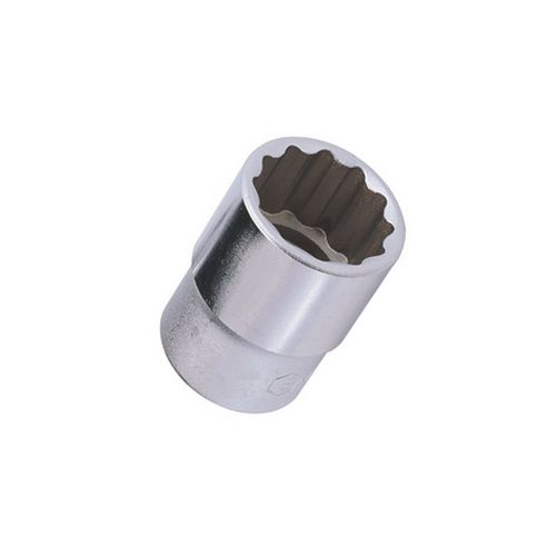 Genius 333209 - Chrome Socket 9 mm Metric 3/8" Drive 12 pt