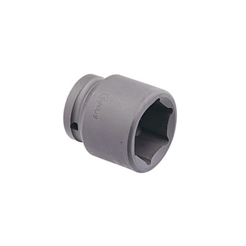 Genius 665244 - Impact Socket Cr-Mo 1-3/8" SAE 3/4" Drive 6 Pt