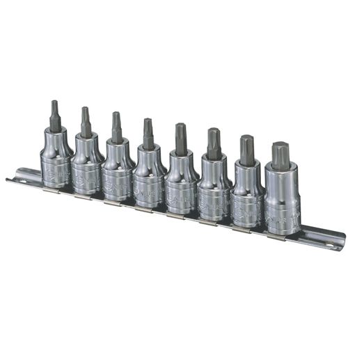 8PC.SET 1/2"DR STAR BIT