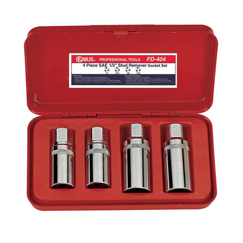 STUD REMOVER S. SET SAE 4PCS 1