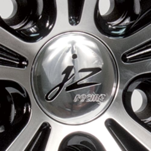 CAPJZ149K59A - Center Cap & LOGO Chrome with JZ Racing Black