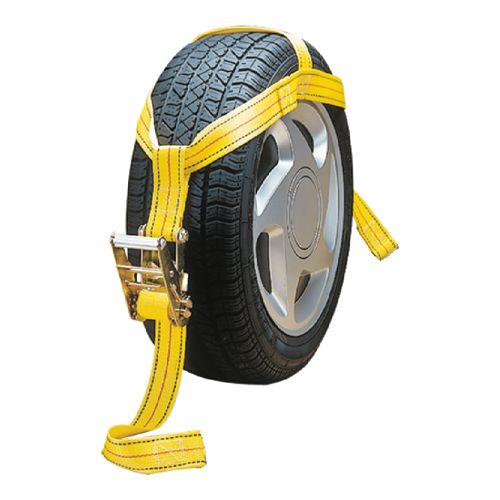 Cargo Control Tire Strap w Rat