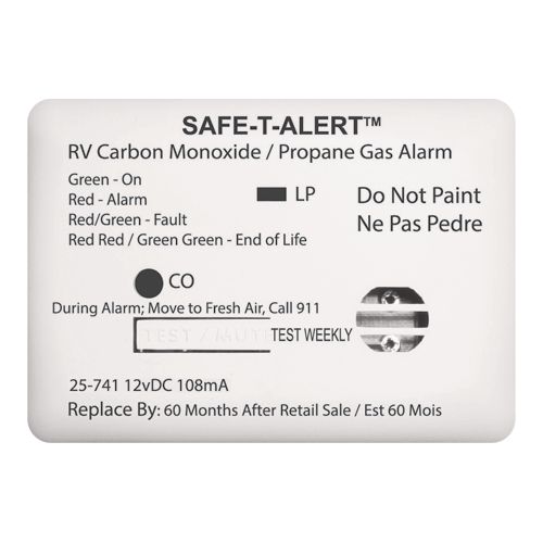 MTI Industries 25-741-WT - Propane and Carbon Monoxide Gas Leak Detector - White