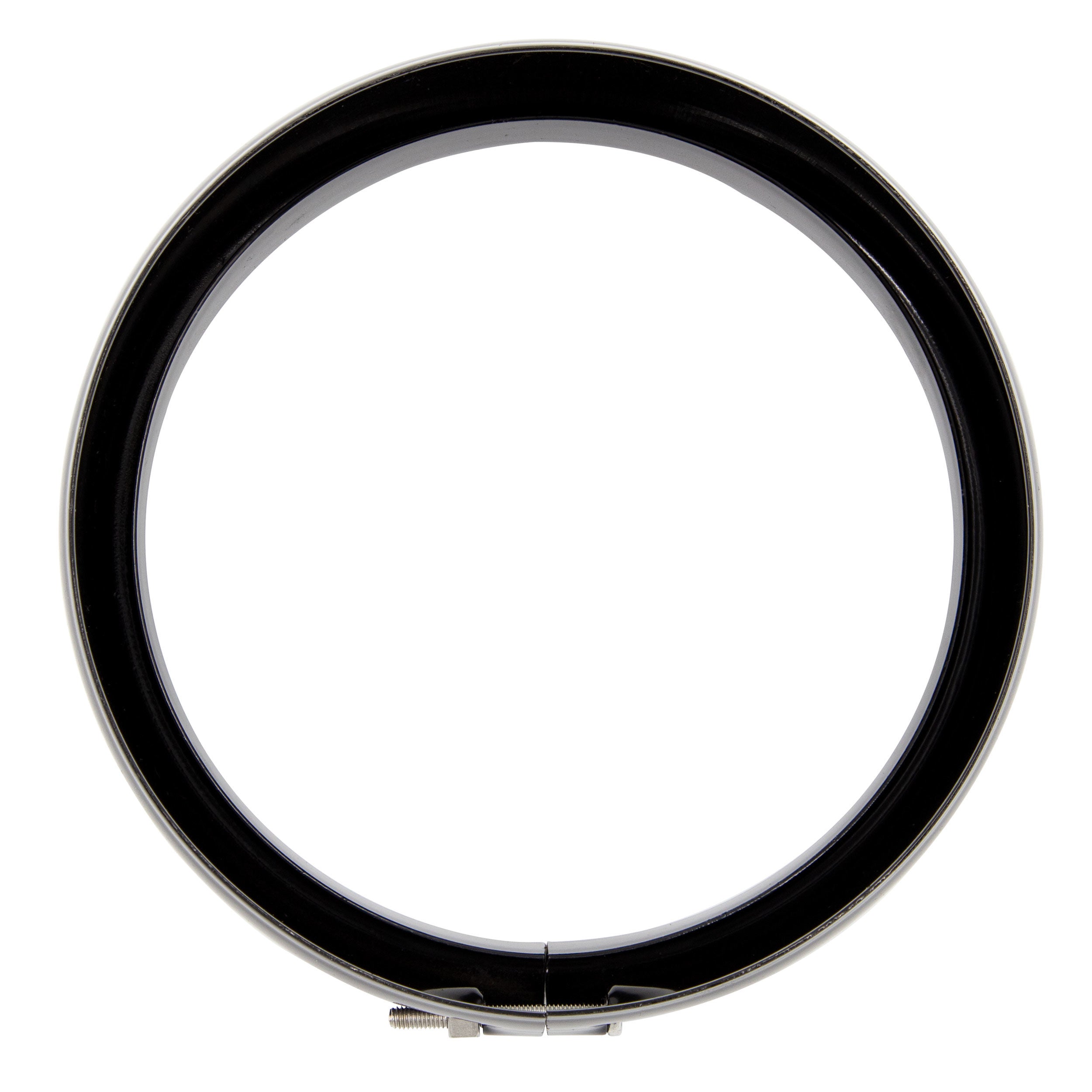 Saddle Tramp BC-HDTRIM1 - Black Visor Style Light Trim Ring - 5.6 Inch, Harley Davidson