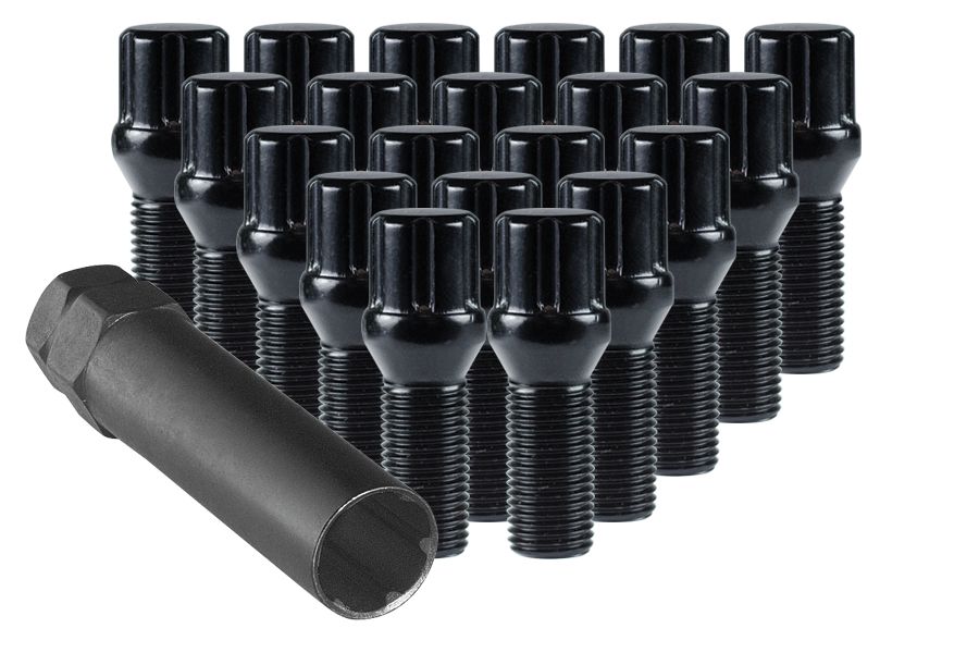 Ceco - (20)NOIR 6 SPLINE BOLT 12X1.50 28mm Thread Length W/LOCK