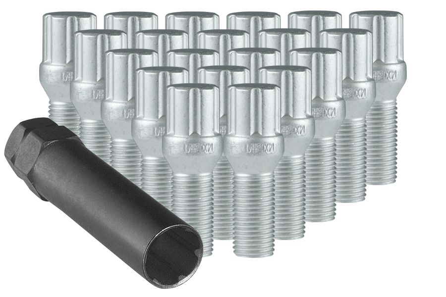 Ceco CD1807SPD-5 - (20) Dacromet 6 Spline Bolt 12X1.50 28mm Thread Length W/LOCK