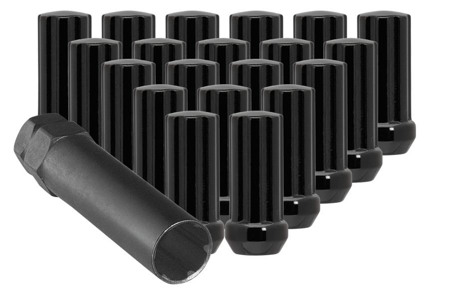 Ceco CD3850LBK-5 - (20) BLACK 7 SPLINE NUT 14X2.00 48mm