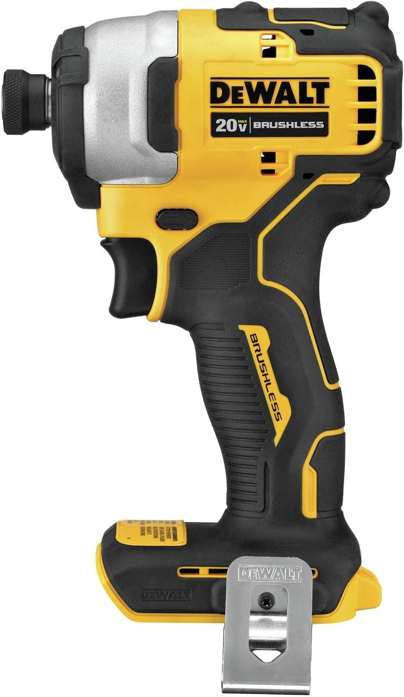 Dewalt DCF850B - Atomic 20V MAX* 1/4 in. Brushless Cordless 3-Speed Impact Driver (Tool Only)