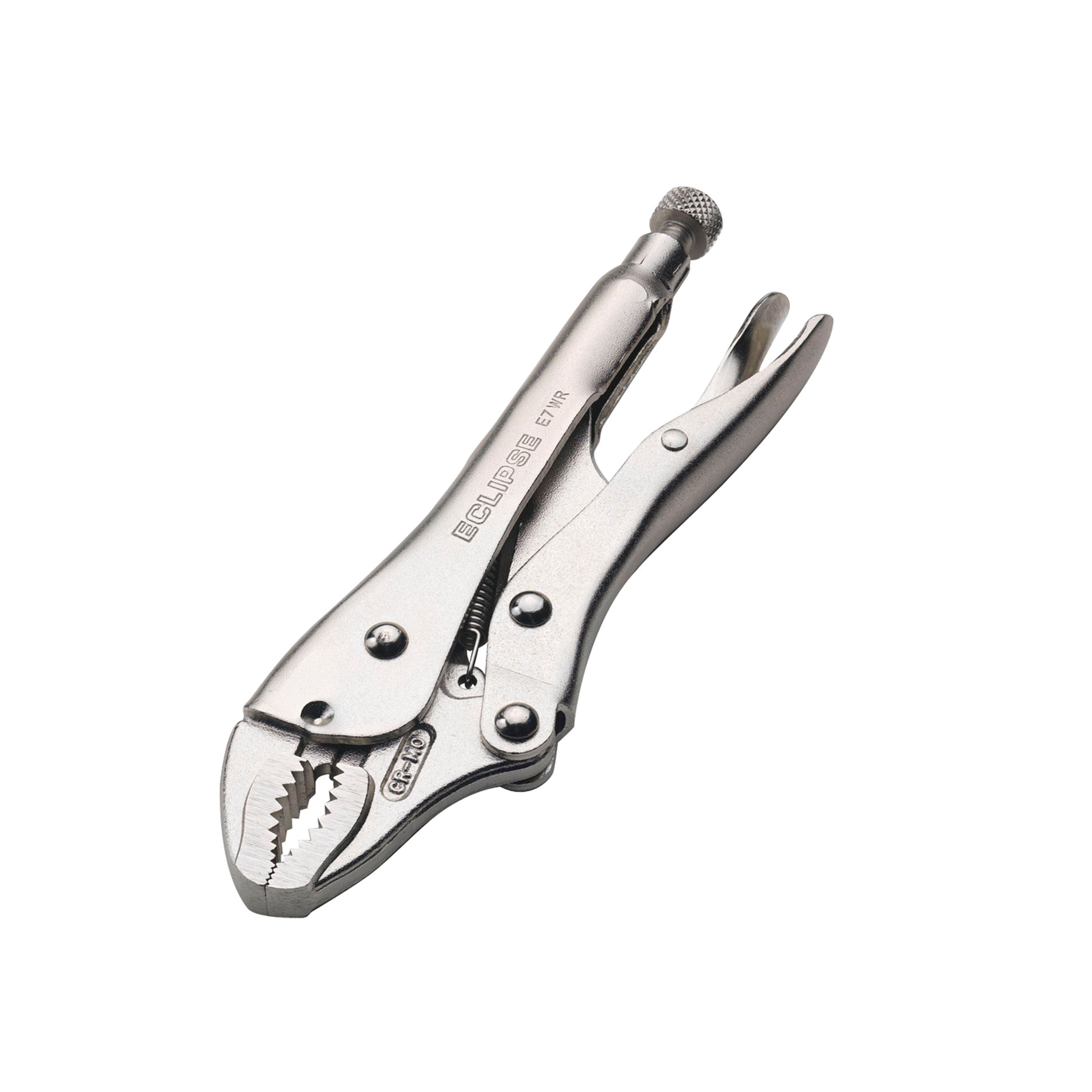 Eclipse E10WR - Locking Pliers - Curved Jaw with Wire Cutters 10"