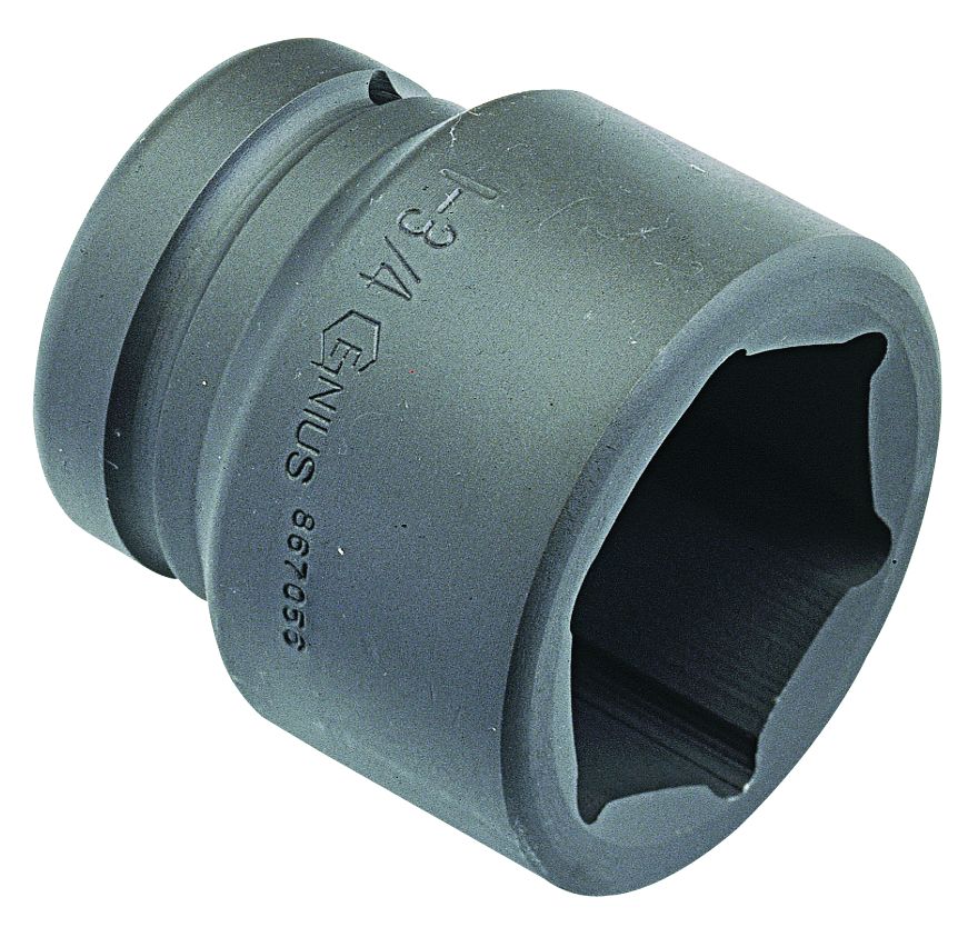 Genius 867072 - Impact Socket 2-1/4" SAE, 1" Drive 6 pts