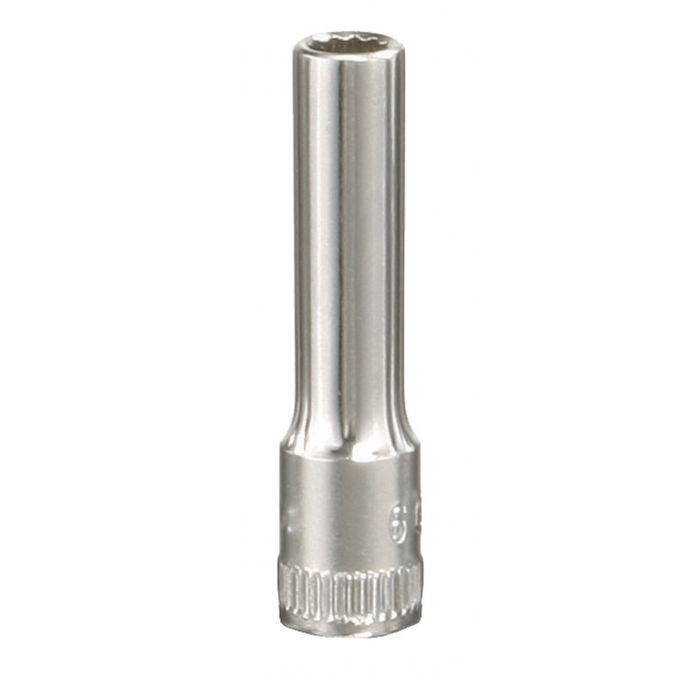 Genius 235207 - 1/4" Dr. 7mm(12 pt.) Deep Hand Socket