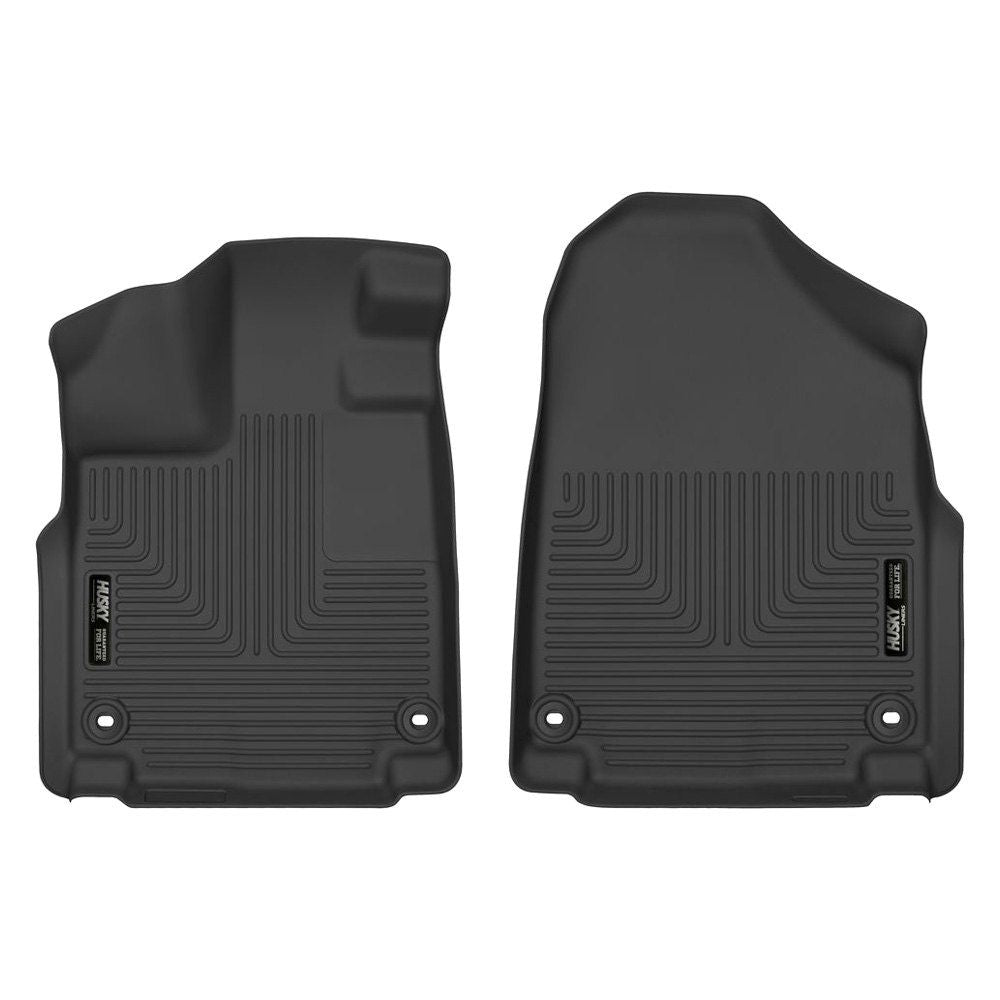 Husky Liners® • 52971 • X-Act Contour • Floor Liners • Black • First Row • Honda Odyssey 18-22